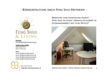 Bürogestaltung nach Feng Shui Kriterien