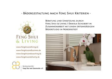 Bädergestaltung nach Feng Shui Kriterien