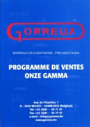 BARREAUX EN ACIER RAPIDE - PRECISIESTAVEN - Gorreux