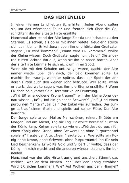 Pfarrbrief Innsbruck / Arzl - Nr. 4 Advent / Weihnachten 2013