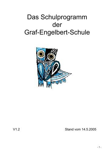 Das aktuelle Schulprogramm - Graf-Engelbert-Schule