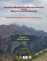 Chapter 2 Sample Design - Greater Yellowstone Science Learning ...