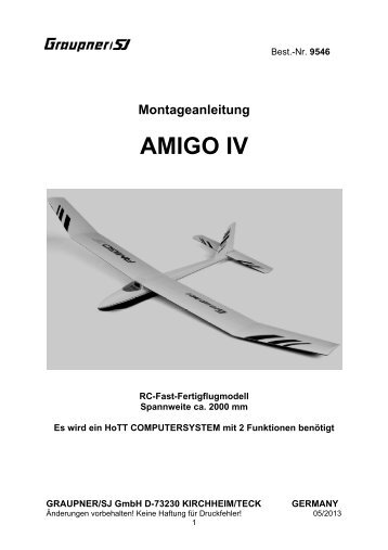 AMIGO IV - Graupner