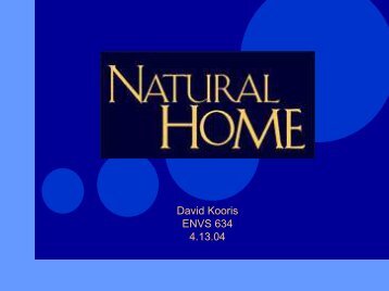 Natural Home Magazine - Green Design Etc