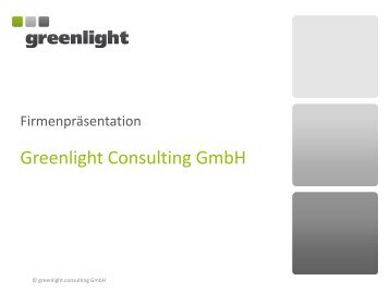Kunde - Greenlight Consulting