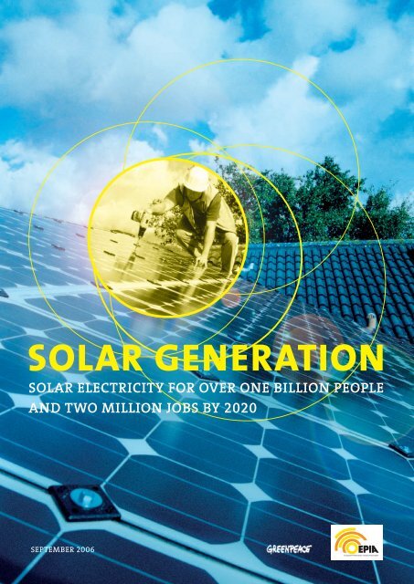 SOLAR GENERATION - Solar electricity for over one billion people ...