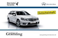 Gutscheinheft zur Sterntaler Garantie - Autohaus Heinrich Gramling ...