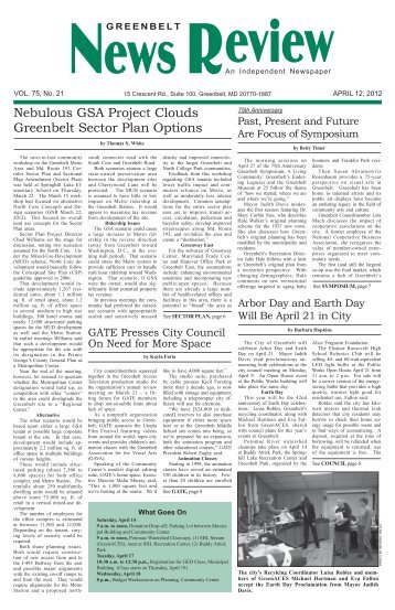 April 12 - Greenbelt News Review
