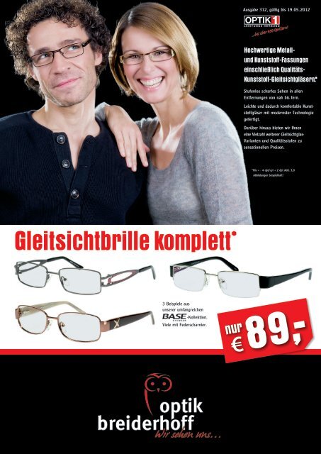 Gleitsichtbrille komplett* - Brillen Breiderhoff