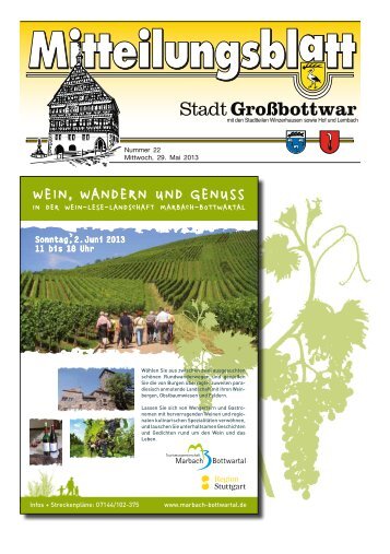 Wein, Wandern und Genuss - Gemeinde Großbottwar