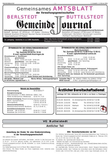 Gemeinde-Journal - in Großobringen