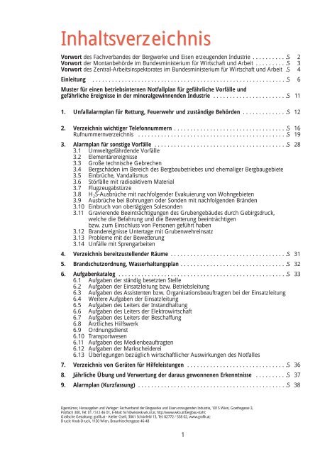 form 965 and 8992
Notfallplan Handbuch - GRUBENRETTUNGSWESEN form 965 and 8992
Notfallplan Handbuch - GRUBENRETTUNGSWESEN