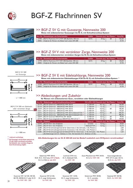 Preisliste 2013 als PDF downloaden - BG Graspointner GmbH & Co ...