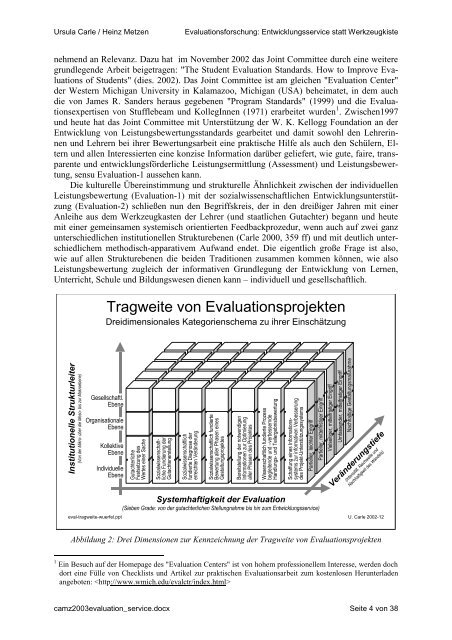 Evaluation und Evaluationsforschung - Universität Bremen