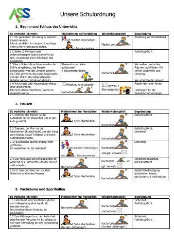 20110905 AK Schulp Unsere Schulordnung.p[...] - Albert-Schweitzer ...
