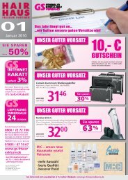 3%Sofort-Rabatt! - GS Friseur Exklusiv Versand