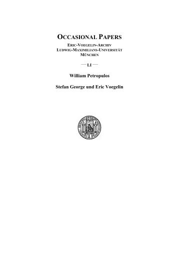 William Petropulos - Geschwister-Scholl-Institut für Politikwissenschaft