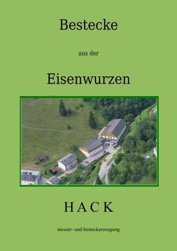 Bestecke Eisenwurzen H A C K