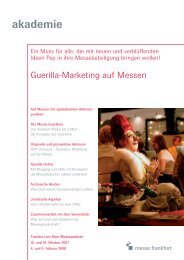 Guerilla-Marketing auf Messen - Guerilla-Marketing-Portal