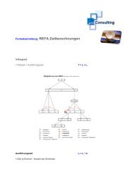 Formelsammlung: REFA Zeitberechnungen - Kompetenzzentrum für ...