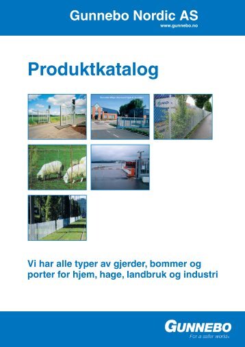 Produktkatalog - Gunnebo