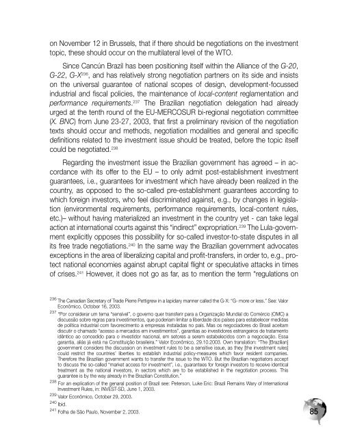 (EU) and the Common Market of the South (MERCOSUR)? - FDCL