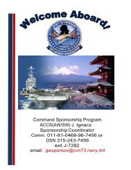 Command Sponsorship Program ACCS(AW/SW) - USS George ...