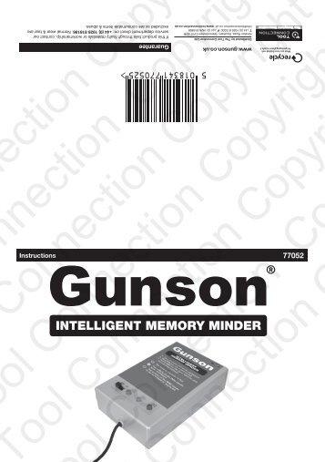 INTELLIGENT MEMORY MINDER - Gunson