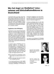 Angst vor Mediation - GWM