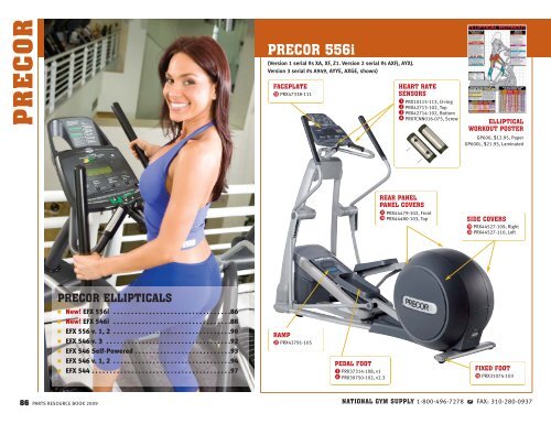 Precor National Gym Supply Inc