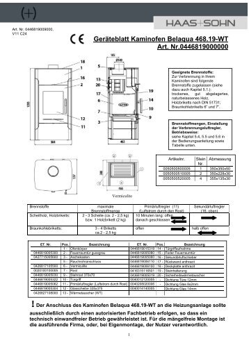 BELAQUA 468_19-WT ... - Haas + Sohn