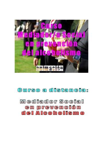 Curso Mediador prevencion Alcoholismo