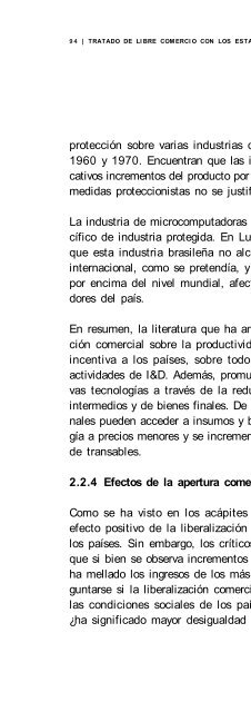 Tratado de Libre Comercio con los Estados Unidos