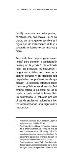 Tratado de Libre Comercio con los Estados Unidos