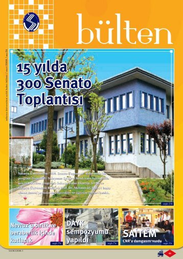 Mart 08 - Sakarya Üniversitesi