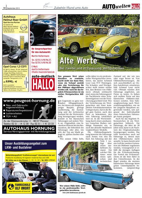 Die Hallo Autowelten