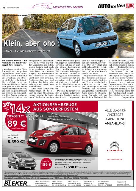 Die Hallo Autowelten