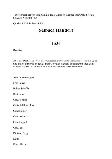 Eine Abschrift des Salbuches können Sie hier (pdf, 77 kb)