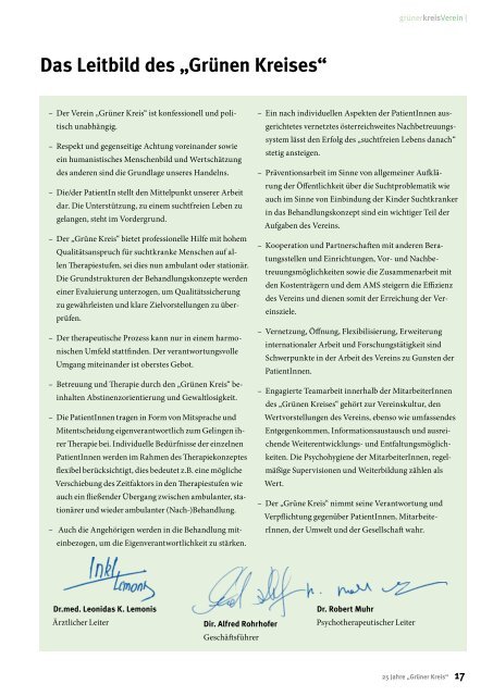 Festschrift 25 Jahre (2008) - Grüner Kreis