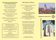 Stadtkirchenarbeit 2012 - Evangelische und Katholische ...