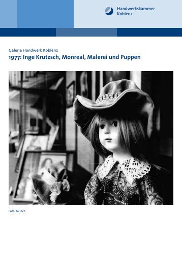 Inge Krutzsch, Monreal, Malerei und Puppen - Galerie Handwerk ...