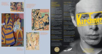 Download Flyer Kirchner - Hamburger Kunsthalle