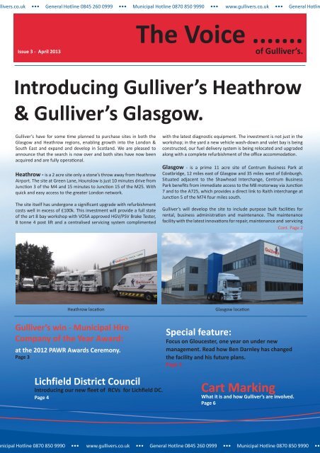 Gulliver's Newsletter 3 - Gullivers