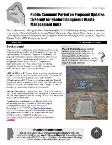 Fact Sheet - Hanford Site