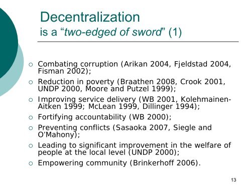 Rethinking Decentralization in the Unitary States