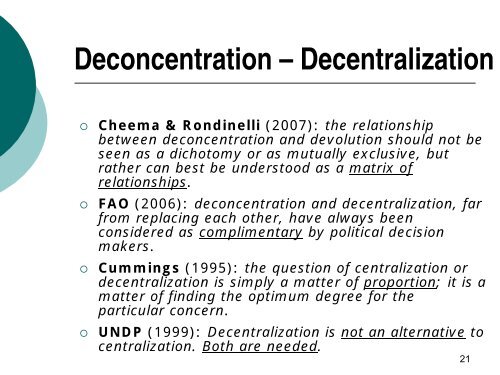 Rethinking Decentralization in the Unitary States