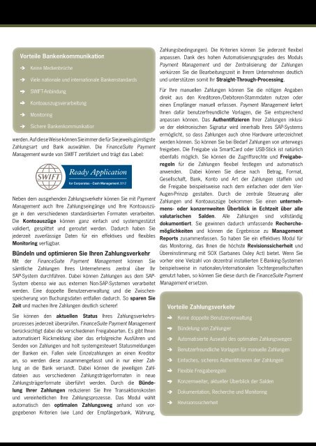 Produktbroschüre als PDF - Hanse Orga AG