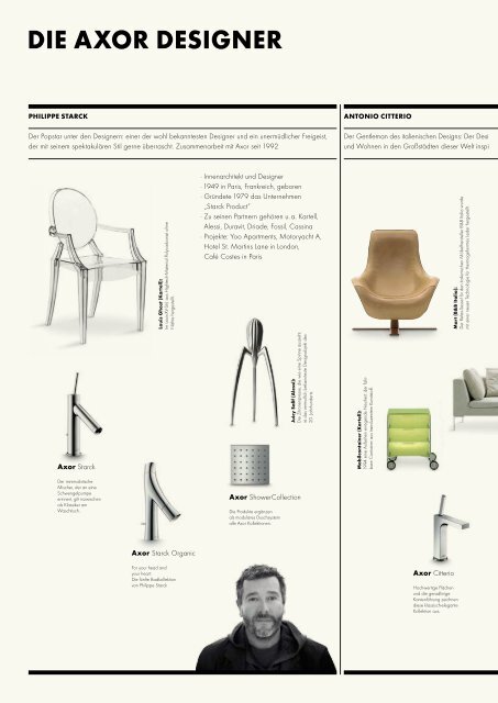 Axor Gesamtkatalog: The Collections - Hansgrohe