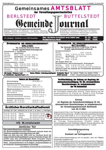 Gemeinde-Journal - in Großobringen