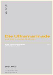 Die Ultramarinade - Kroiss Elementarkunst